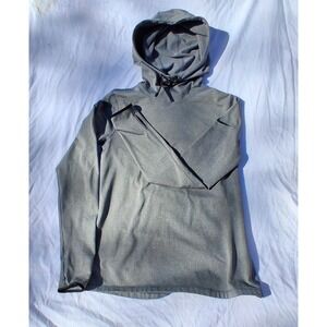 Nike Pro Dri Fit Gray Hoodie‎ Long Sleeve Youth Kids Size L Athletic Pullover